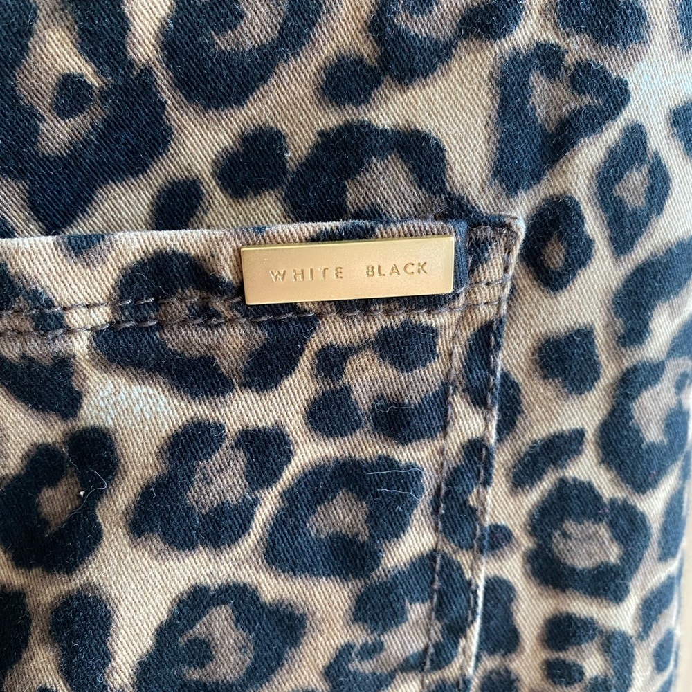 NWOT White House Blk Market leopard pants Sz 30. Never worn perfect cond. $20 - Picture 7 of 13